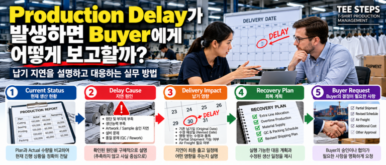 Production Delay가 발생하면 Buyer에게 어떻게 보고할까? 납기 지연을 설명하고 대응하는 실무 방법 1 납기 지연을 설명하고 대응하는 실무 방법
